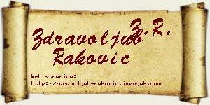 Zdravoljub Raković vizit kartica